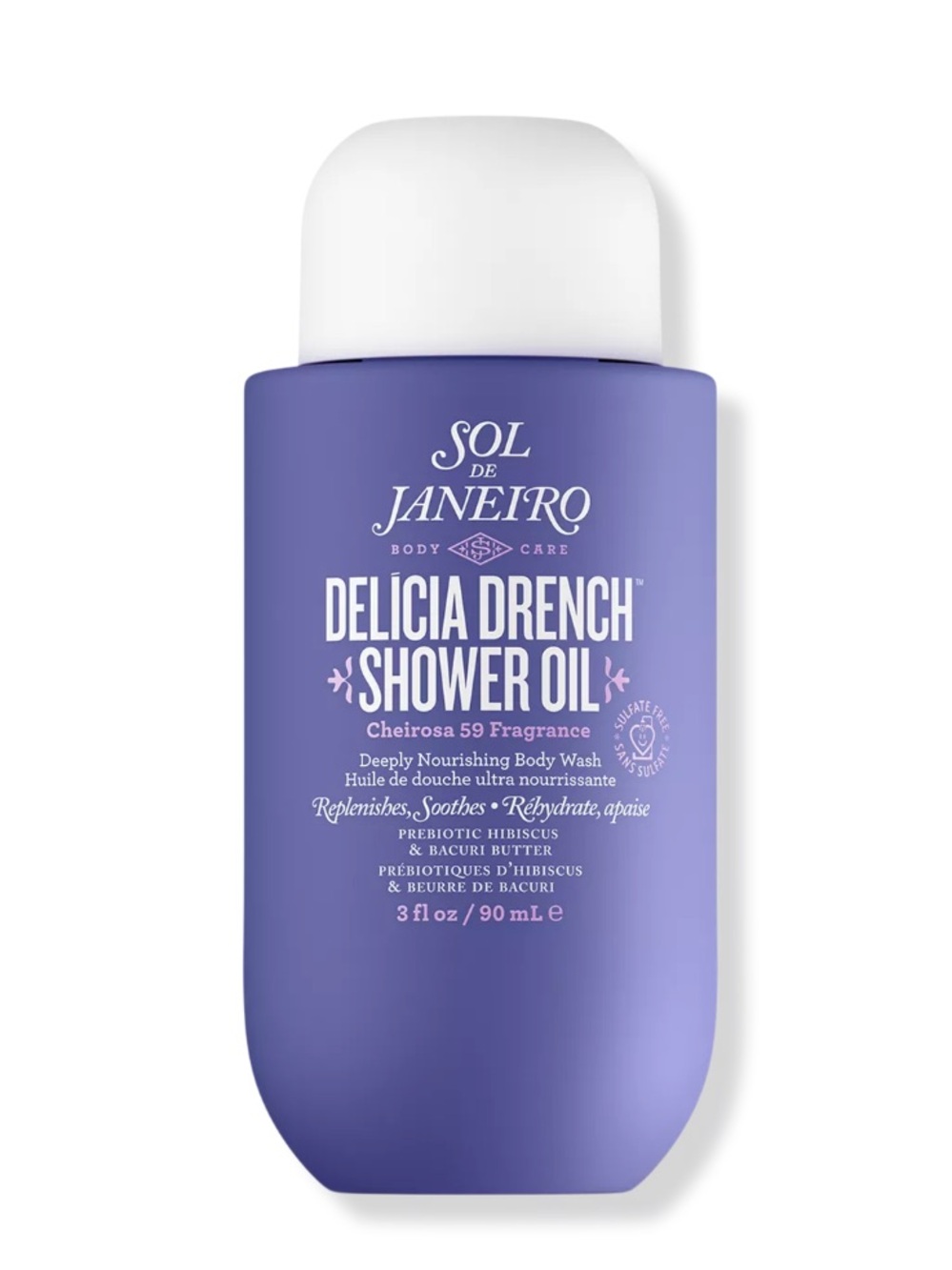 Sol de Janeiro Delicia Drench Shower Oil 3oz BRAND NEW/SEALED